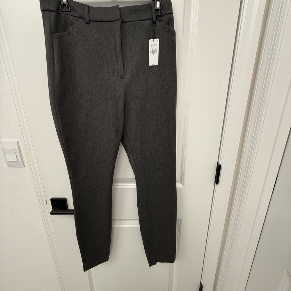 Express Charcoal Skinny High Rise in 10 long